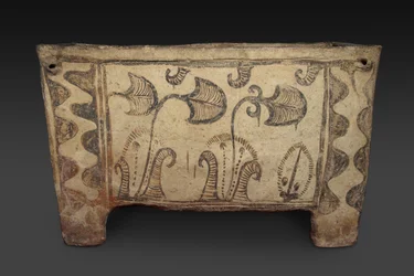 Bemalter Sarg, Knossos, Kreta, ca. 1500 v. Chr.